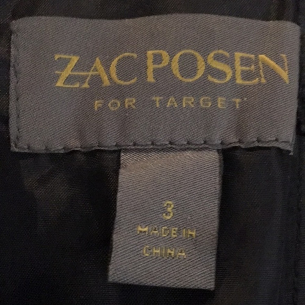 Zac Posen For Target Black Strapless Dress - Picture 3 of 5